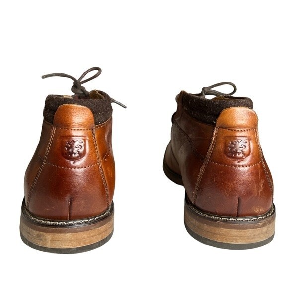 Stacy Adams Mens Leather Size 12 M Chukka Ankle Tie Boots main image 11